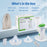 ELERA Nebuliser Machine, Rechargeable Nebulizer for Adults and Kids with Portable Design, Handheld Mesh Mist Inhalator Clean Silent Efficient Atomization with Storage Bag for Home and Travel Use