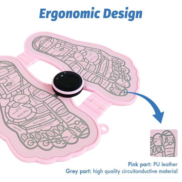 ELERA EMS Foot Massager Mat for Pain Foot Relief, EMS Foot Stimulator for Pain Relief Improve and Facilitate Muscle Relaxation