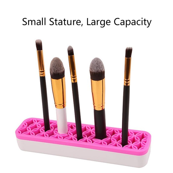 ELERA Portable Silicone Makeup Brush Holder Cosmetic Organizer