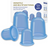 Silicone Cupping Therapy Set, 4 PCS Vacuum Air Suction Cups Cellulite Massage Kit for Body Face Health Beauty Home Care, Relief Muscle Tension Pain - Blue-6976892099849
