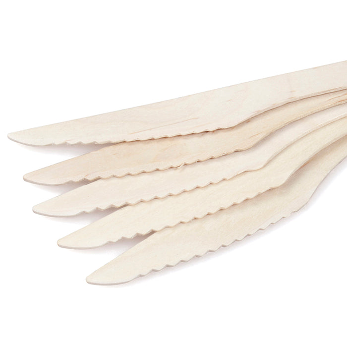 200 Pcs Disposable Wooden Cutlery Set (100 Forks, 50 Spoons, 50 Knives) - Premium Birch Wood Silverware, Biodegradable & Compostable Tableware for Parties, Weddings, Camping, and Everyday Dining