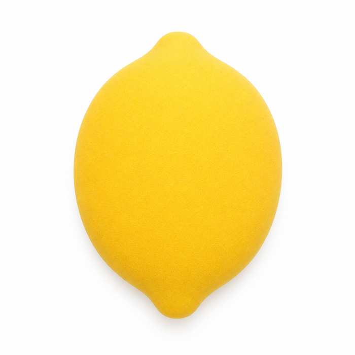 Lemon-Shaped Powder Puffs – Latex-Free Velvet Face Puffs for Setting Powder, Loose Powder & Pressed Powder – Cute Yellow Design for Smooth, Even Application – Gentle on Sensitive & Acne-Prone Skin - 已生成图像 2.png