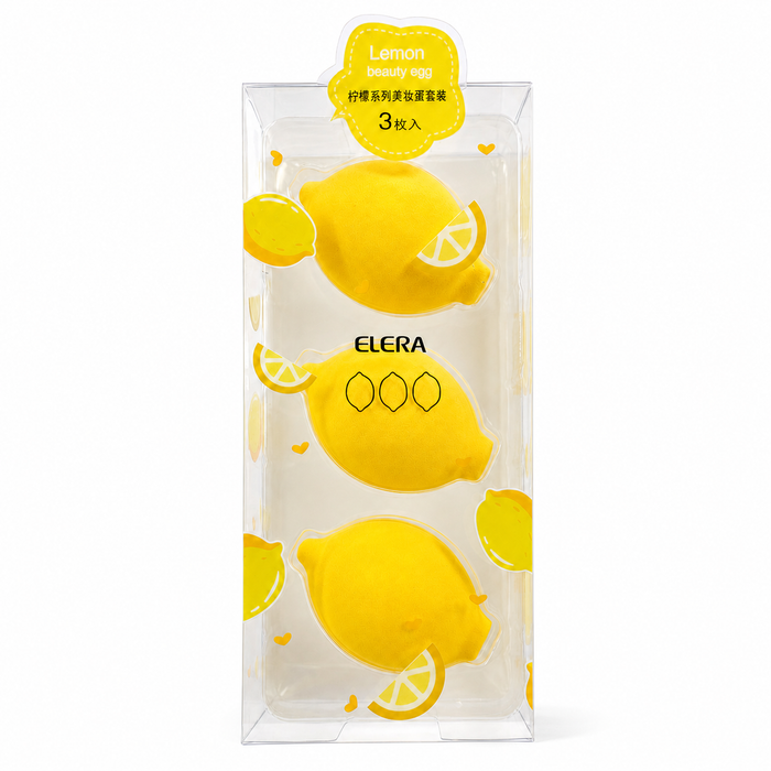 Lemon-Shaped Powder Puffs – Latex-Free Velvet Face Puffs for Setting Powder, Loose Powder & Pressed Powder – Cute Yellow Design for Smooth, Even Application – Gentle on Sensitive & Acne-Prone Skin - 已生成图像 2 (1).png