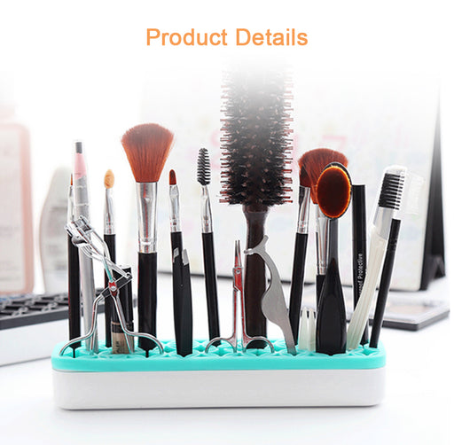 ELERA Portable Silicone Makeup Brush Holder Cosmetic Organizer