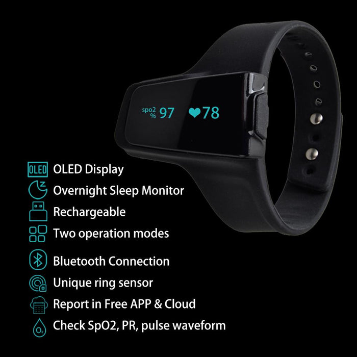 Overnight Wrist Oxygen Monitor - Elera CheckmeO2 - Elera