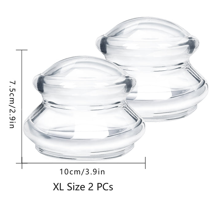 ELERA Silicone Cupping Therapy XL Size Sets, Professionally