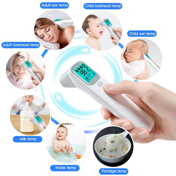 Baby Temp DuoScan Ear and Forehead Infrared Thermometer Instant Result for  babies, children and adult, Indoor outdoor, Touchless and accurate